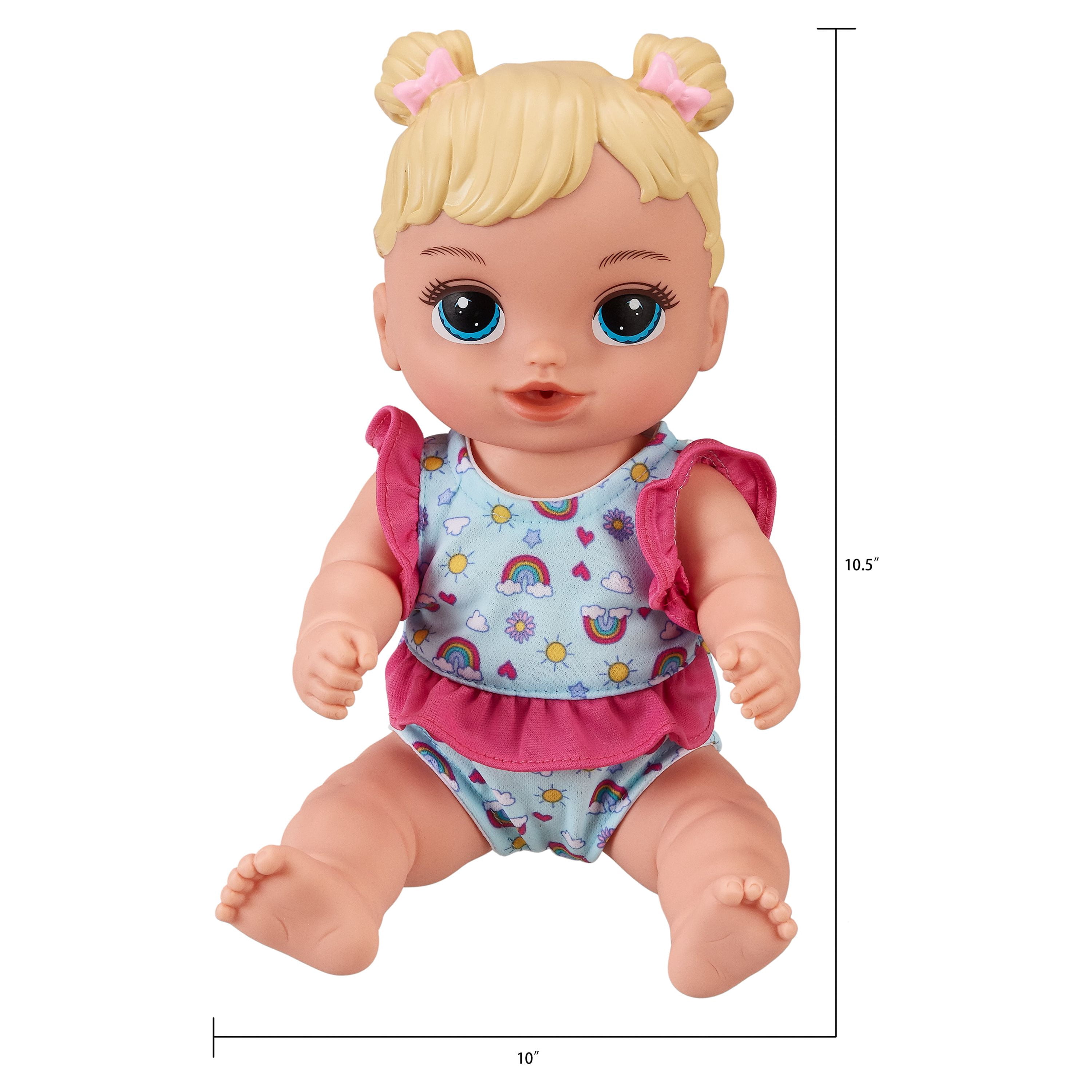 My Sweet Love Soft Baby and Unicorn Floaty Play Set, 2 Piece Bath Toy, Children Ages 2+