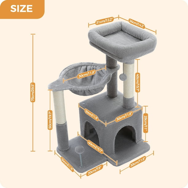PAWZ Road Cat Tree 29.5