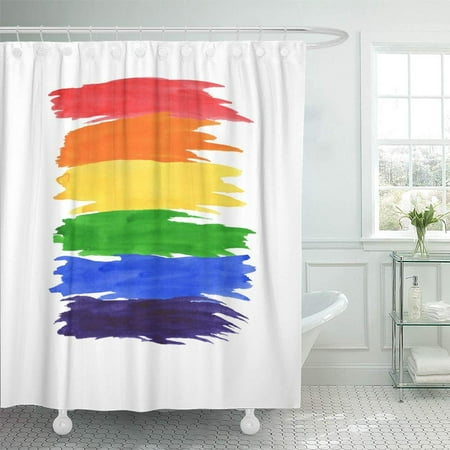 Ksadk Blue Abstract Watercolor Rainbow Colors Gay Lesbian Lgbt