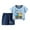 B285-Sky Blue, variant on UAYOTSE Baby Outfits for Boys Girls 2-piece Set shorts and Short Sleeve Hoody Tops,Sizes 18-24 Months