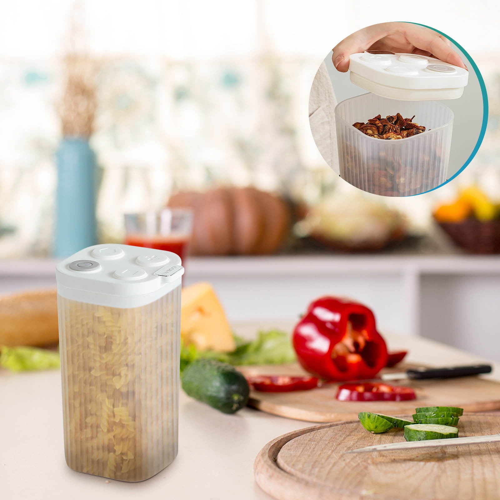 QISIWOLE Food Saver Containers for Vacuum Seal,Vacuum Sealed Containers