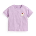 thumbnail image 2 of Swuxness Toddler T-Shirts Short Sleeve Round Neck Summer Print Loose Breathable Daily Wear, 2 of 3