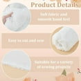 thumbnail image 4 of 1 yard Polyester Plush Fabric Carpet Pillow Accessories White 1550mm, 4 of 8