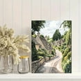 thumbnail image 2 of Cottagecore Village Road Watercolor Painting/Canvas Art， Suitable for Living Room，Kitchen，and Hallway Decoration., 2 of 8