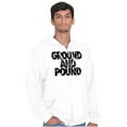 thumbnail image 5 of Ground Pound Muay Thai Fighter Zip Up Hoodie Men's Women's Brisco Brands X, 5 of 6