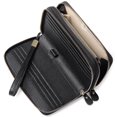 thumbnail image 2 of Monedero pequeño CHAO con bloqueo RFID tarjetero cartera plegable de cuero 32 ranuras, 2 of 5