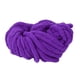 thumbnail image 2 of Hilo grueso de chenilla, fibras acrílicas, calibre 7, hilo voluminoso lavable, hilo grueso para sofá, manta de sombrero de ganchillo Violeta Soledad Hilo de chenilla grueso, 2 of 10