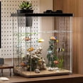 thumbnail image 3 of ZLight 5 Gallon Fish Tank Offers Unmatched Viewing Clarity When Observing Betta Fish Swim Gracefully Beta Tank Starter Kit black L, 3 of 6