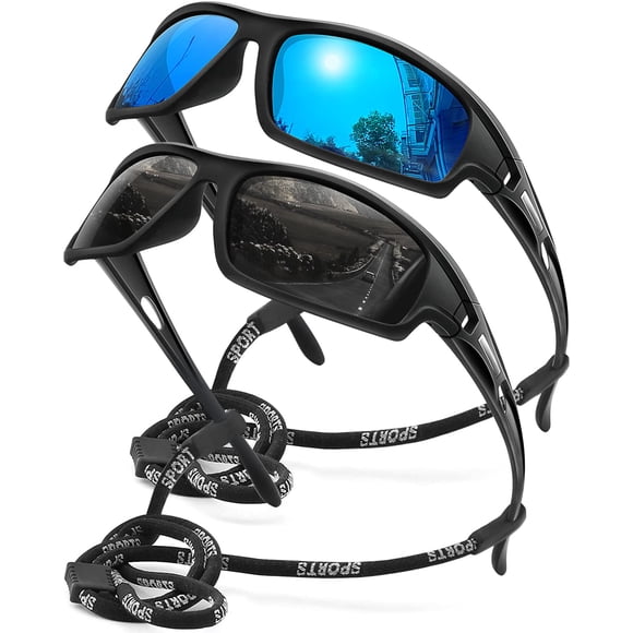 Gafas Deportivas AWGSEE Polarizadas con Protección UV 100% para Hombre