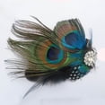 thumbnail image 7 of Elegant Rhinestone Feather Hairpins Bridal Wedding Party Hair Accessories Barrettes, 7 of 7
