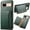 Green, variant on for Google Pixel 7 Crocodile Pattern Leather Phone Case, Classic Croc-printed Check Leather Magnetic Folio Flip ID Credit Card Holder Slot Back Cover Bag, Kickstand Support