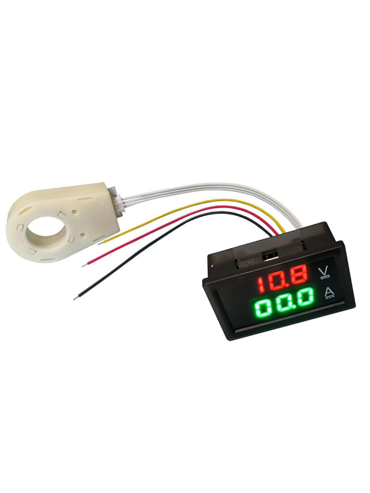 DC0-300V 50A 100A 200A 400A Dual Display Digital Current Voltage Power Energy Meter Multimeter Ammeter Voltmeter