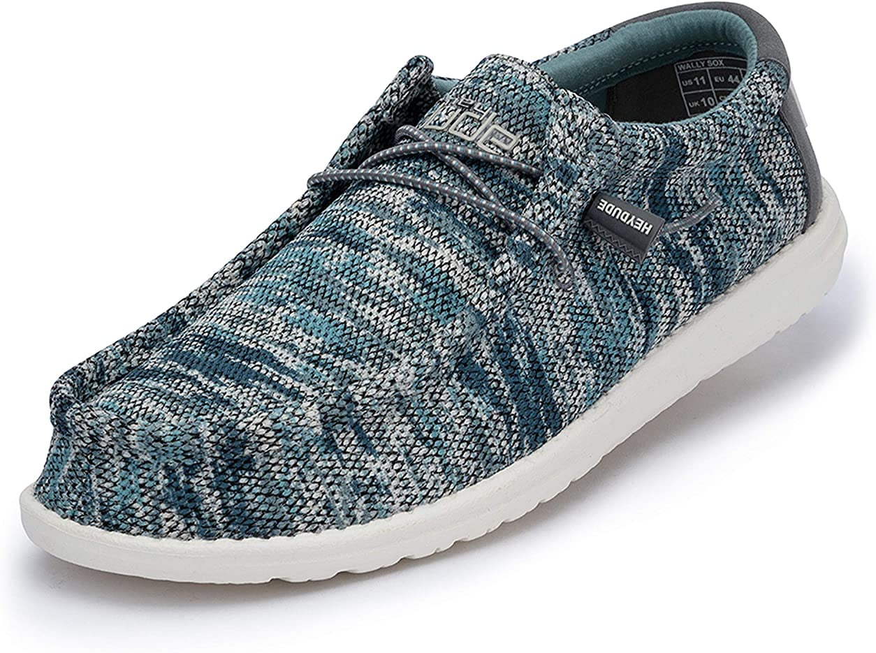 Hey Dude Mens Wally Sox Polar Camo Size 12