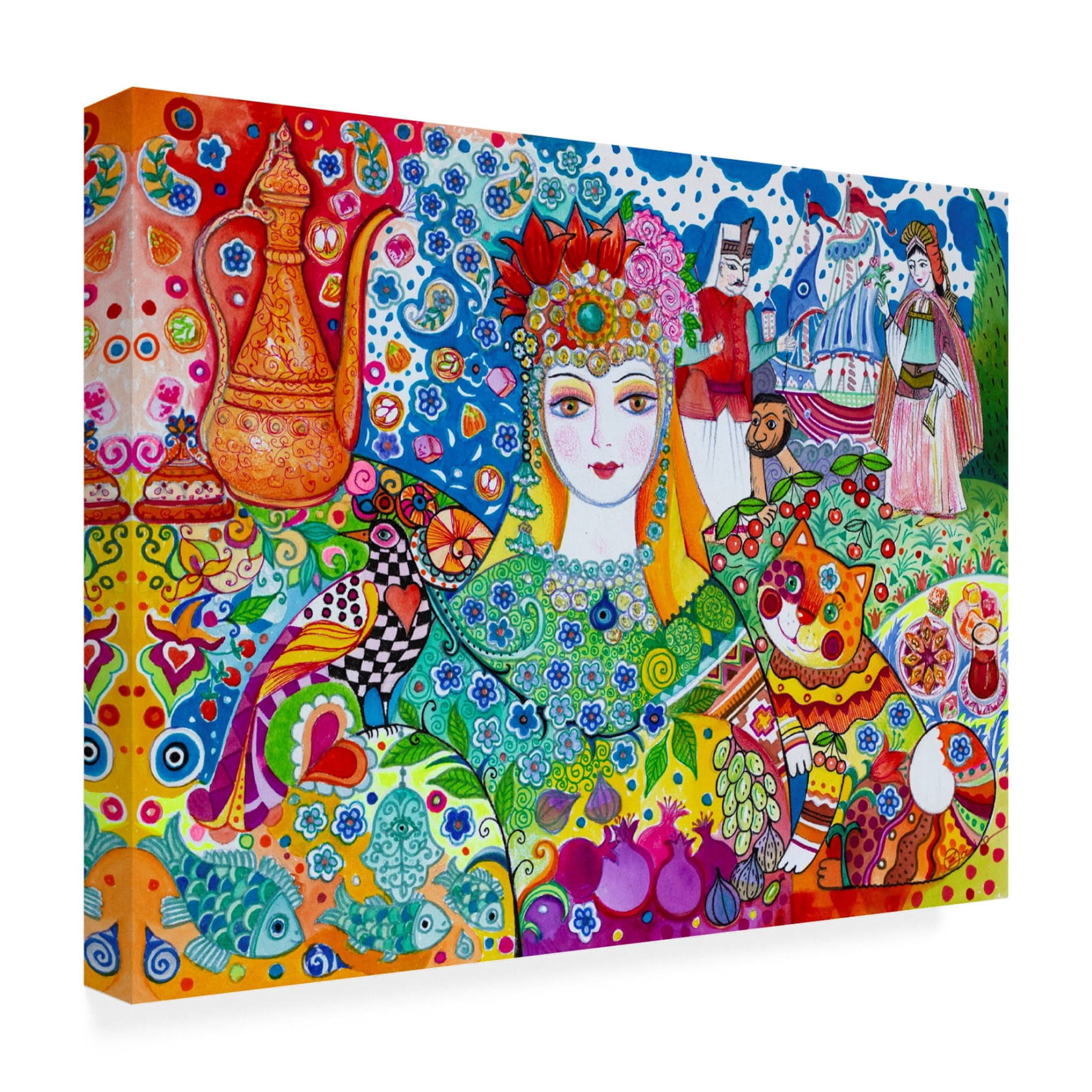 Canvas Wall Art - Oxana Zaika 'Turkey Spring' Wall Art for Living Room, Bedroom, or Office Décor by Trademark Fine Art - 24 x 18 Inches