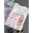 thumbnail image 3 of Best Mom In The World T-Shirt Women -Image by Shutterstock, Female Large, 3 of 4