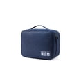 thumbnail image 1 of Digital Storage Bag Waterproof Cable Electronic Organizer Portable USB Data Line Charger Plug Storage Bag Travel Cable Organizer Navy, 1 of 6