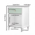 thumbnail image 2 of 26.77"H Wooden Nightstand with One Drawer One Shelf for Kids, Adults, Sage+Golden handle, 2 of 15