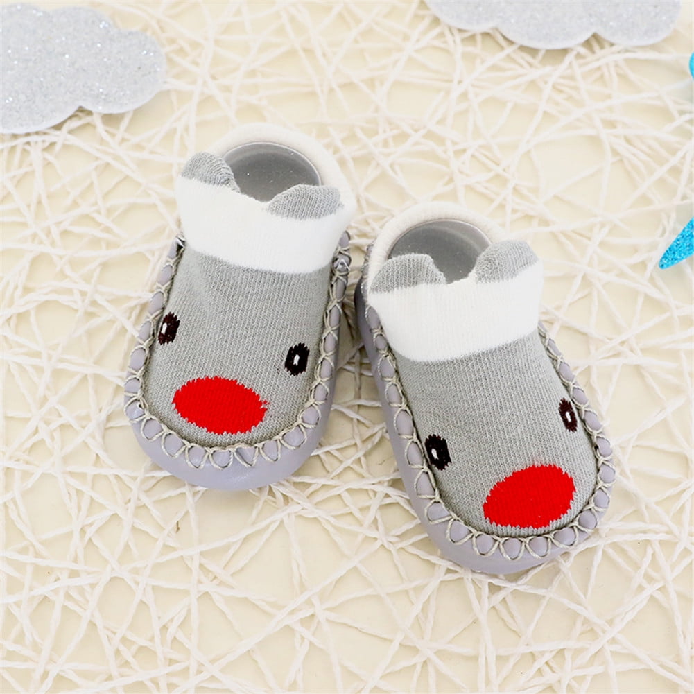 MeterMall - Baby Sock Shoes with Soft Soles Anti Slip Floor Stockings ...