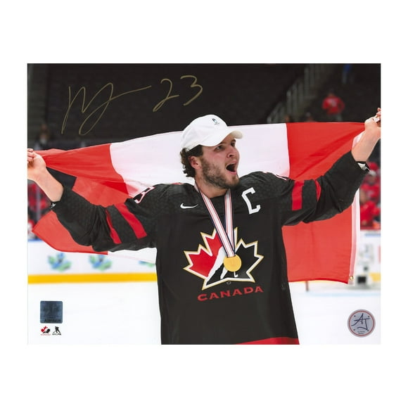 Mason McTavish Signed Team Canada World Jr 8x10 Photo