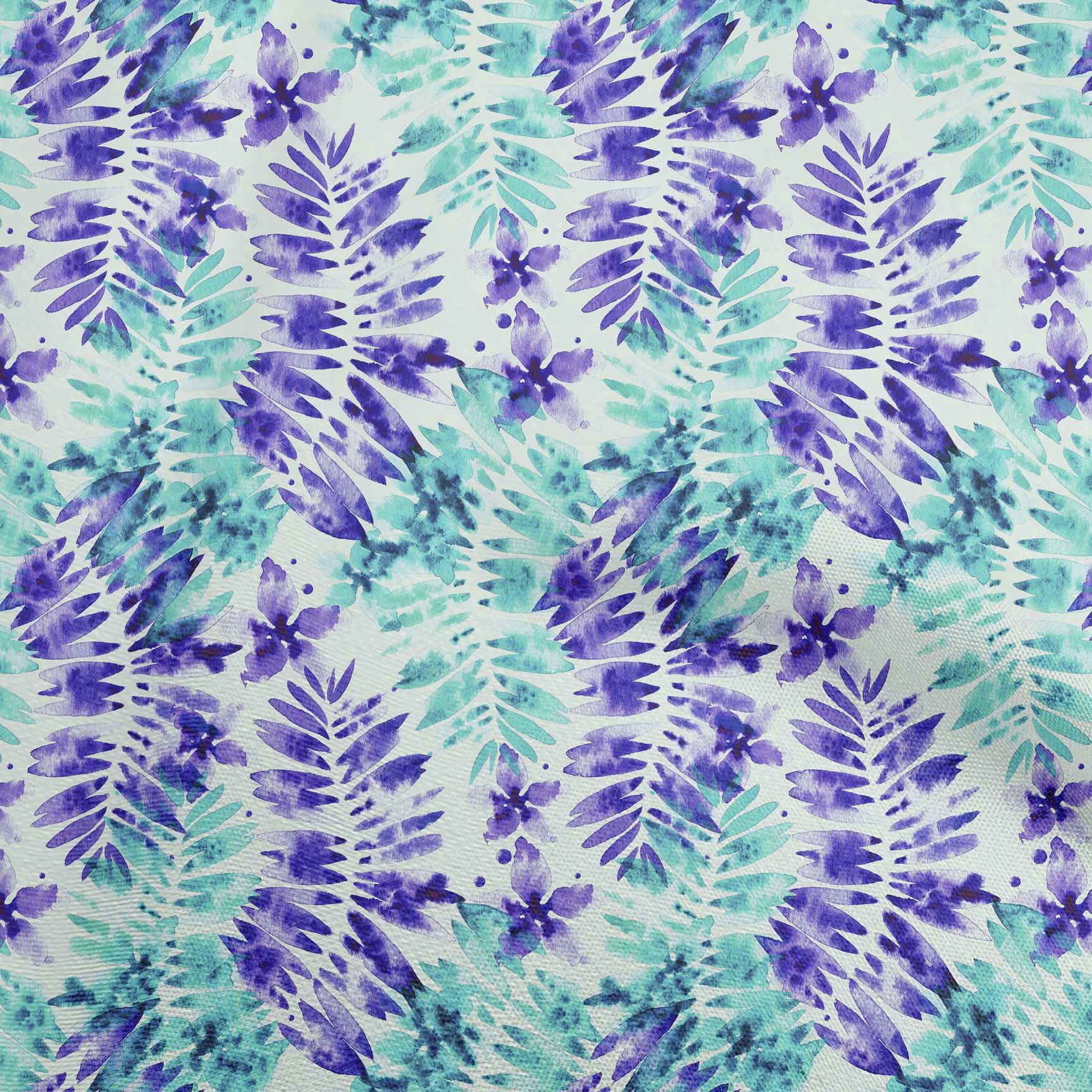 Fire Feather Blue 42 Inch Cotton Poplin Pre Order
