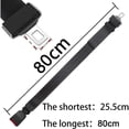 thumbnail image 3 of Rallonge de Ceinture de Sécurité Universelle (80 cm) – Polyester Noir Résistant pour Confort Optimal et Ajustement Facile, 3 of 5