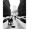 thumbnail image 2 of Lesica, Ivan 12x14 Gold Ornate Wood Framed with Double Matting Museum Art Print Titled - Winter in NYC, 2 of 4