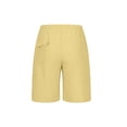 thumbnail image 6 of KIHOUT Men's Solid Lightweight Beach Shorts - 95% Polyester 5% Spandex, Elastic Drawstring Waist, Breathable with Pockets for Summer Sports & Casual Wear, 6 of 7