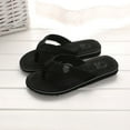 thumbnail image 2 of Mepaouo Mens Flip Flops Leather Thong Sandals Arch Support Beach Slippers Summer Water Shoes Size 7-9, 2 of 4