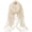 Beige, variant on Distressed Mesh Knit Shawl Scarf Lightweight Y2K Style Wrap for All Seasons 200cm Beige