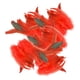 thumbnail image 1 of 50 piezas de plumas para manualidades, accesorios para manualidades, plumas coloridas duraderas para Rojo, 1 of 9