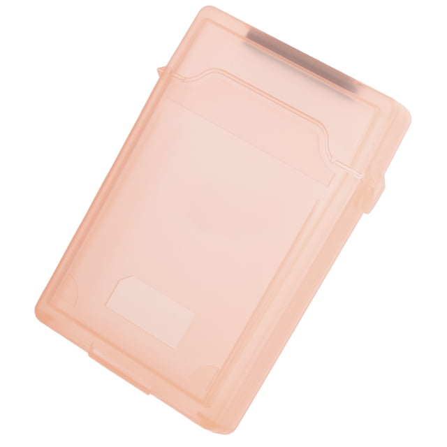 2.5 Inches Hard Disk Storage Box, HDD SSD Hard Disk Drive Storage Box Case with Fixed Pad