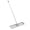 Silver, variant on Costway 36” x 10” Large Lawn Leveling Rake with 67” Handle, Non-slip Grip, Flat Head Silver