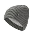 thumbnail image 2 of UTSJKR Casual Cap Knitted Beanies Beanie Hat Windproof Warmer Bonnet Thickened Ski Cap for Winter Outdoor Riding Gray, 2 of 5