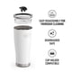thumbnail image 3 of Vaso para bebidas frías THERMOS ICON SERIES 700 ml de acero inoxidable, 3 of 7