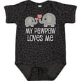 thumbnail image 3 of Inktastic My Pawpaw Loves Me Boys or Girls Baby Bodysuit, 3 of 5