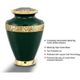 thumbnail image 6 of Urn for Ashes Adult Memorial Urn Funeral Cremation Urns for Adult Ashes Large Urns for Human Ashes Adult Female Or Male (GREEN), 6 of 6