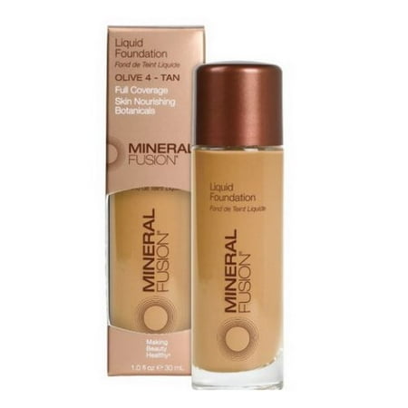 Mineral Fusion Liquid Foundation, Olive 4, 1 Fl Ounce