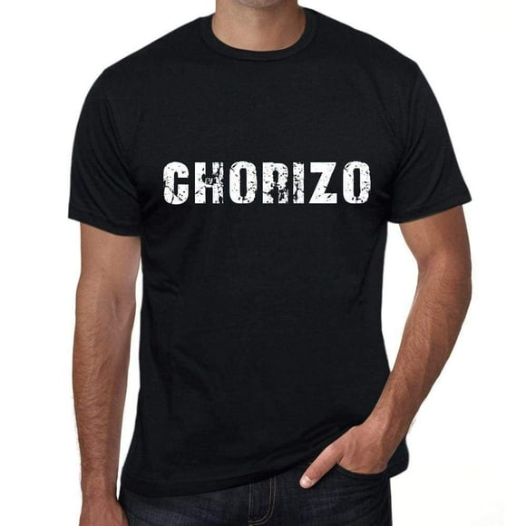 T-Shirt Graphique pour Homme Chorizo Écologique Édition Limitée T-Shirt à Manches Courtes Vintage Cadeau d'Anniversaire Nouveauté