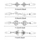 thumbnail image 2 of Paquete de 4 broches para bufanda, broches para capa, broches para cárdigan, broches para suéter, broches para cuello vintage, broches de capa retro y broches plateados para bufanda para, 2 of 7