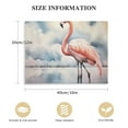 thumbnail image 2 of COMIO  Flamingo Landscape Soft Canvas Art Home Decor Wall Art Print Poster Painting, 2 of 5