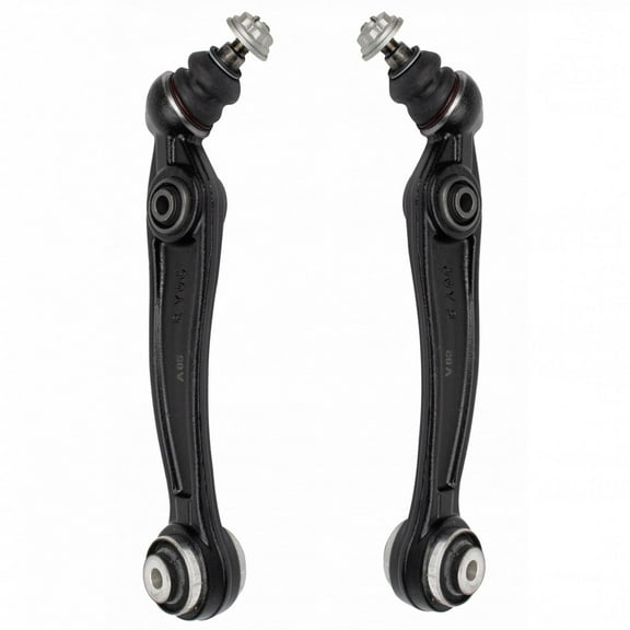 TRQ Front Lower Rearward Control Arm with Ball Joint LH RH Pair 2pc for X5 X6 PSA31022