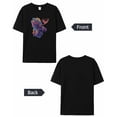 thumbnail image 6 of Men's T-Shirt,Ethnic Moose Short Sleeve Crewneck Casual Tee Shirts,Black-S, 6 of 8