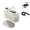 White-8 Ice, variant on Mini Portable Ice Maker Machine for Car & Home, Countertop Ice Maker with 12V DC/AC Dual Power, Fast 8-10 Ice Cubes in 10-15 Mins, Compact Travel Ice Maker for RV, Camping, Office