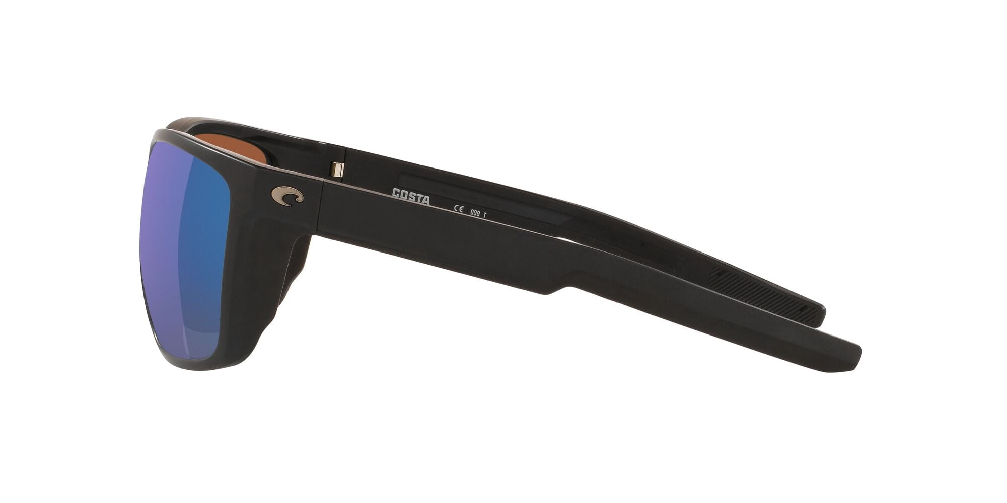 Costa Del Mar Men's FERG Polarized Square Sunglasses, Moss Metallic/Blue Mirrored Polarized-580G, 59 mm