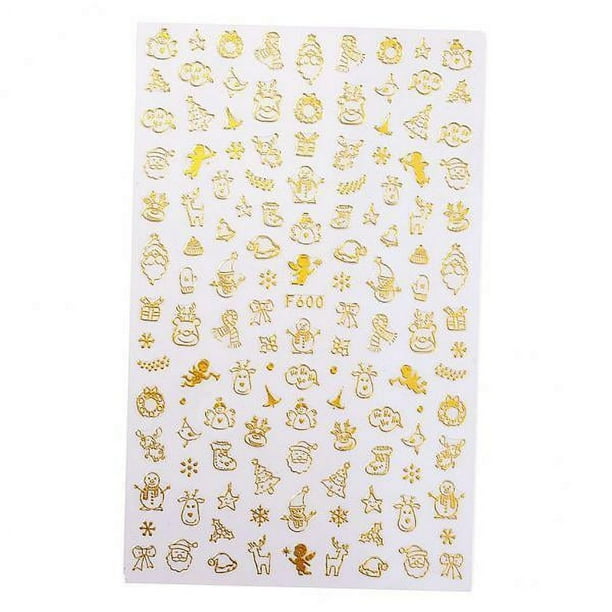 5x 1 Hoja de Pegatinas de Esmalte de Uñas, Calcomanías Adhesivas de Calle, Diseño de Uñas Postizas, Juego de Manicura para Mujeres Y Niñas 5 piezas