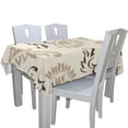 thumbnail image 2 of EREHome Cream Flowers Tablecloth 60x104 inches, 2 of 4