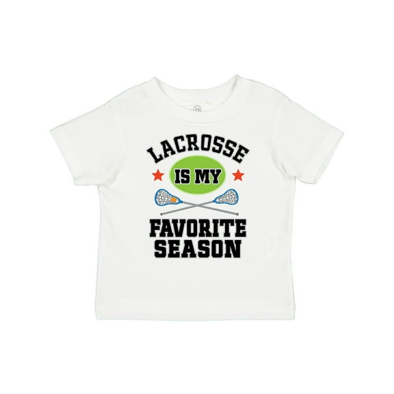 Inktastic Lacrosse is My Favorite Season Boys or Girls Toddler T-Shirt
