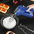 thumbnail image 5 of SLUOHZXI Cordless Hand Mixer, Handheld Electric Whisk with 3 Speed Modes, Hand Held Egg Beater (Blue), 5 of 9