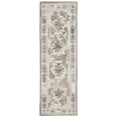 thumbnail image 2 of SAFAVIEH Wyndham Charla Geometric Bordered Wool Runner Rug, Grey/Taupe, 2'3" x 7', 2 of 7