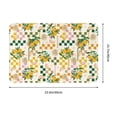 thumbnail image 3 of Front Door Mat Indoor Outdoor Outside Entrance - 16*24in Washable Lemon Pattern Thin Bathroom Rugs Fit Under Door, Bath Rugs for Bathroom, Kitchen Rugs Mats for Floor, 3 of 6